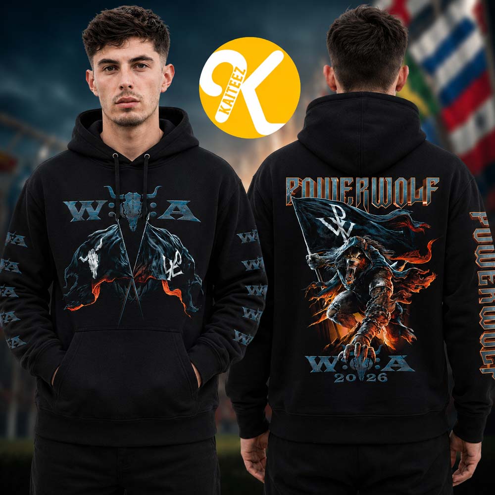 Powerwolf x Wacken 2026 Music Festival Merch In Wacken DE On July 29 August 1 2026 Event Unisex Hoodie Powerwolf x Wacken 2026 Music Festival Merch In Wacken DE On July 29 August 1 2026 Event Unisex Hoodie