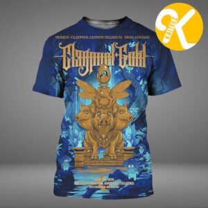 Primus The Claypool Gold Tour 2026 At Meadow Brook Ampthitheatre In Rochester Hills MI On May 31 2026 All Over Print Shirt