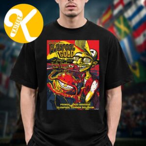 Primus The Claypool Gold Tour 2026 Limited Poster Edition North Charleston SC Unisex T-Shirt