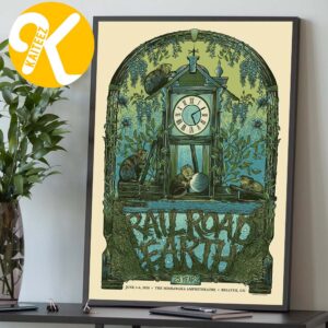 Railroad Earth Poster At The Mishawaka Amphitheatre In Bellvue CO On June 5 6 2026 Home Decor Poster Canvas
