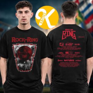 Rock Am Ring Festival 2026 Merch In Nurburgring On June 5-7 2026 Moon Line Up Two Sided Unisex T-Shirt
