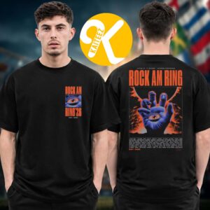 Rock Am Ring Festival 2026 Merch In Nurburgring On June 5-7 2026 Sci-Fi Line Up Two Sided Unisex T-Shirt