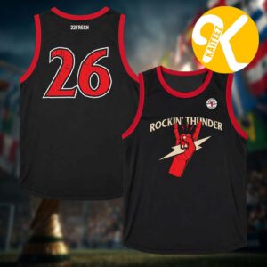 Rockin Thunder Festival 2026 x 22Fresh Rock On Basketball Jersey