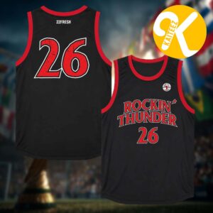 Rockin Thunder Festival 2026 x 22Fresh Rock Thunder Basketball Jersey