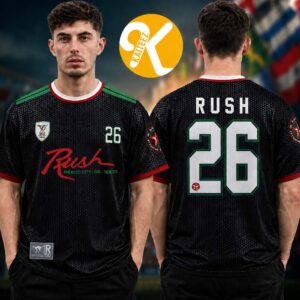 Rush Fifty Something Tour 2026 Exclusive Mexico Soccer Jersey