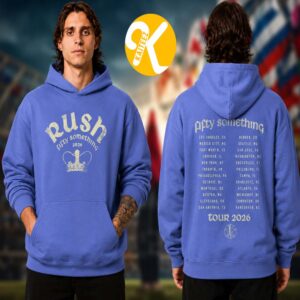 Rush Merch Fifty Something Tour 2026 Kings Summer Light Blue Two Sided Unisex Hoodie Shirt
