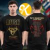 Rush Merch Fifty Something Tour 2026 Stoplight North America Tour Dates Two Sided Unisex T-Shirt