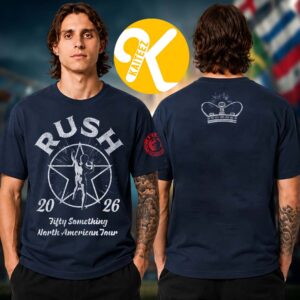 Rush Merch Fifty Something Tour 2026 Starman Navy Unisex T-Shirt