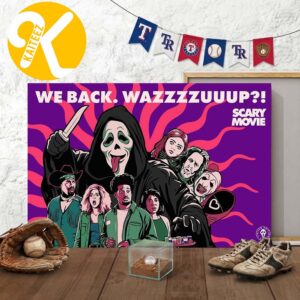 Scary Movie 6 Limited Edition Poster Fan Event June 4th 2026 We Back Wazzzzuuup Home Decor Poster Canvas