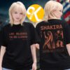 Shakira LMYNL World Tour 2026 Merch Grid Green Two Sided Unisex T-Shirt