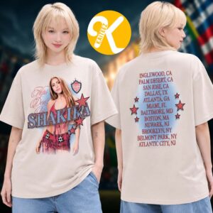 Shakira LMYNL World Tour 2026 Merch Hips Don’t Lie Two Sided Unisex T-Shirt