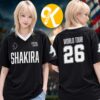 Shakira LMYNL World Tour 2026 Merch Dai Dai Jersey Shirt
