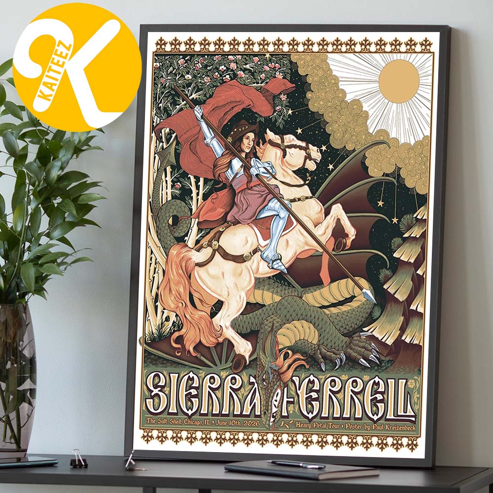Sierra Ferrell Heavy Petal Tour 2026 Poster Event At The Salt Shed In Chicago IL On June 10 2026 Home Decor Poster Canvas Sierra Ferrell Heavy Petal Tour 2026 Poster Event At The Salt Shed In Chicago IL On June 10 2026 Home Decor Poster Canvas