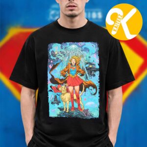 Supergirl Merch DC Comics Supergirl And Krypto Unisex T-Shirt