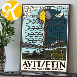 The Avett Brothers At Boch Center Wang Theatre In Boston MA On June 10 2026 Home Decor Poster Canvas