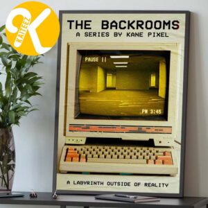 The Backrooms A Series By Kane Pixel Home Decor Poster Canvas