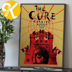 The Cure Cardiff 2026 Limited Edition Event Poster Home Decor Poster Canvas
