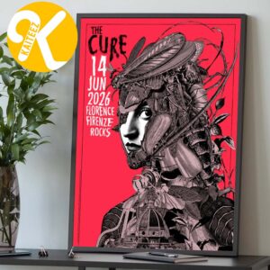 The Cure Florence 2026 Limited Edition Event At Florence Firenze Rocks In Florence Italy On June 14 2026 Home Decor Poster Canvas