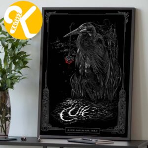 The Cure Merch Dublin 2026 Limited Edition Event Poster