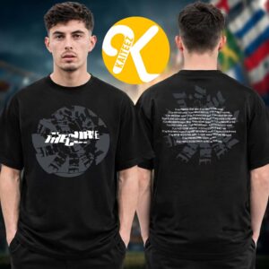 The Cure Merch Summer Festival 2026 Tour Dateback Black Two Sided Unisex T-Shirt