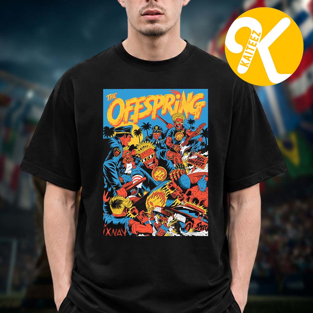 The Offspring Hellfest 2026 Event Poster In Clisson France On June 18-21 2026 Unisex T-Shirt The Offspring Hellfest 2026 Event Poster In Clisson France On June 18-21 2026 Unisex T-Shirt