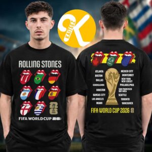 The Rolling Stones x FIFA World Cup 2026 Global Voodoo Two Sided Unisex T-Shirt