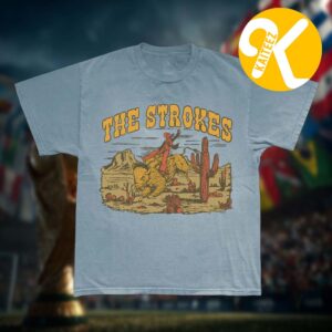 The Strokes Merch Reality Awaits Tour 2026 Collection Bull Rider Unisex T-Shirt