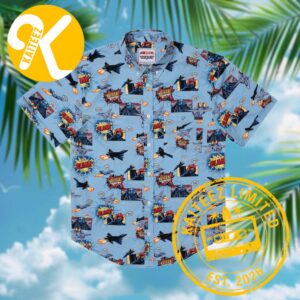 Top Gun 40th Anniversary Blasting Bogeys RSVLTS Collection Summer Hawaiian Shirt