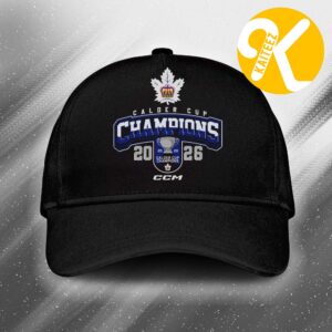Toronto Marlies Merch 2026 Calder Cup Champs Locker Room Classic Cap Hat Snapback