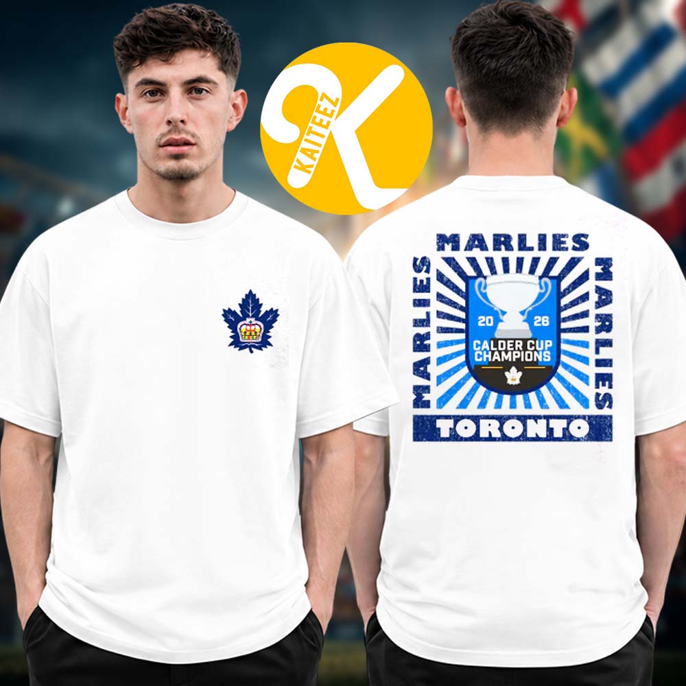Toronto Marlies Merch 2026 Calder Cup Champs Sunspot Two Sided Unisex T-Shirt Toronto Marlies Merch 2026 Calder Cup Champs Sunspot Two Sided Unisex T-Shirt