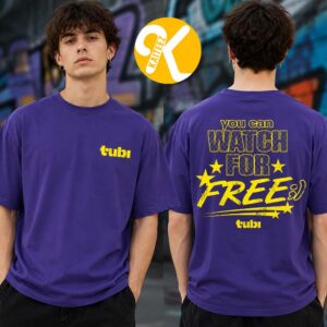 Tubi Pride Merch You Can Watch For Free Purple Unisex T-Shirt