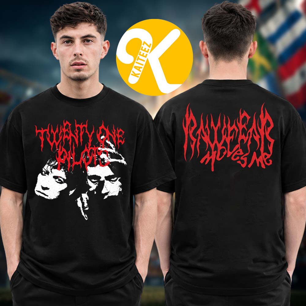 Twenty One Pilots Pinkpop Festival 2026 Merch Rawfear Moves Me Two Sided Unisex T-Shirt Twenty One Pilots Pinkpop Festival 2026 Merch Rawfear Moves Me Two Sided Unisex T-Shirt