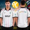 Tyler The Creator X Nike Concept Designed By Seaggs Le Fleur Black Vneck Polo Shirt