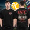 UFC Freedom 250 Merch Ciryl Gane Heavyweight Champion Two Sided Unisex T-Shirt