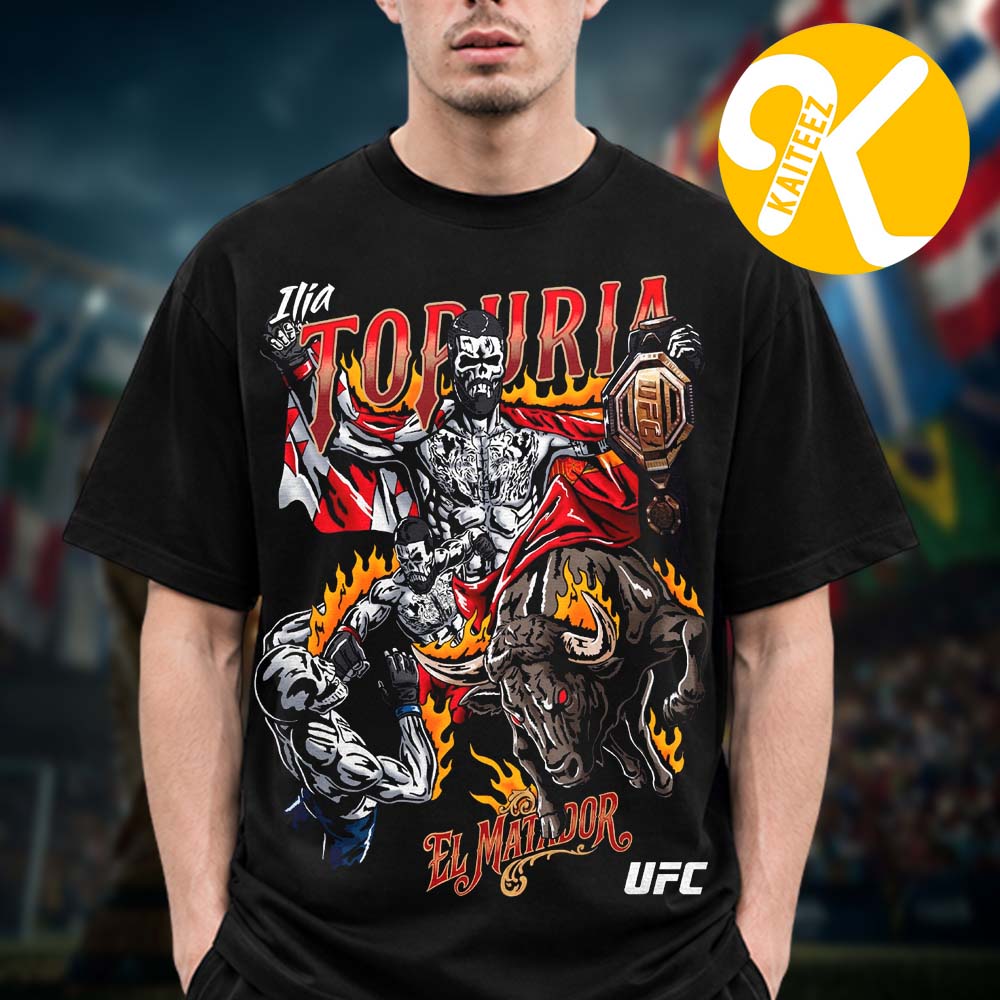 UFC Freedom 250 x Warren Lotas Limited Edition Ilia Topuria El Matador Unisex T-Shirt UFC Freedom 250 x Warren Lotas Limited Edition Ilia Topuria El Matador Unisex T-Shirt