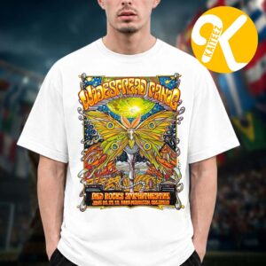 Widespread Panic At Red Rocks Amphitheater In Morrison CO On June 26-28 2026 Art By Aj Masthay Unisex T-Shirt