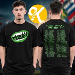 Wilco Band An Evening With Wilco World Tour 2026 Tour Dates Two Sided Unisex T-Shirt