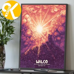 Wilco Band At Frederik Meijer Gardens Amphitheatre In Grand Rapids MI On June 12 2026 Home Decor Poster Canvas
