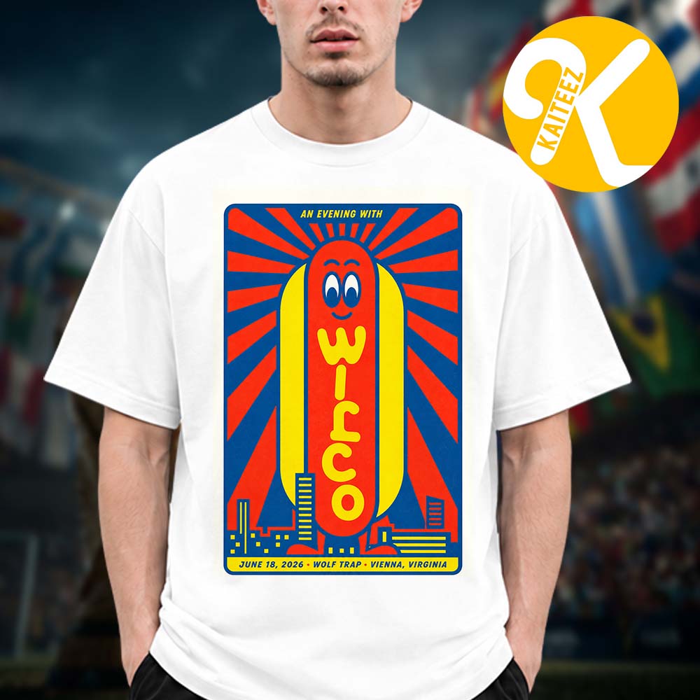 Wilco Band At Wolf Trap In Vienna VA On June 18 2026 Unisex T-Shirt Wilco Band At Wolf Trap In Vienna VA On June 18 2026 Unisex T-Shirt