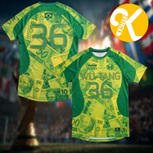 Wu Tang Clan C.R.E.A.M. Team Brazil Soccer Jersey