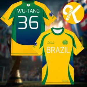 Wu Tang Clan Global Pride Brazil Soccer Jersey