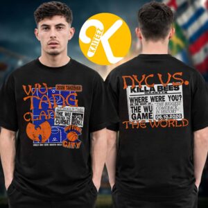 Wu Tang Clan x New York Knicks NYC Wu Game Two Sided Unisex T-Shirt