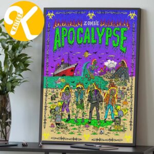 Zombie Apocalypse Festival 2026 Event Poster Shorebreak 2026 Home Decor Poster Canvas
