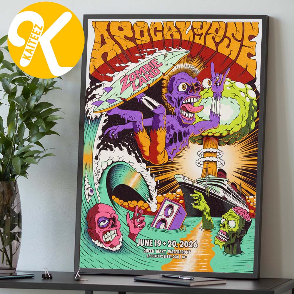 Zombie Apocalypse Festival 2026 Event Poster Summer 2026 Home Decor Poster Canvas Zombie Apocalypse Festival 2026 Event Poster Summer 2026 Home Decor Poster Canvas