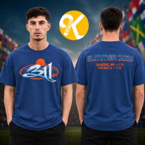 311 Band Event Tee Shakopee And Chicago Summer Tour 2026 Tour Dates Two Sided Unisex T-Shirt
