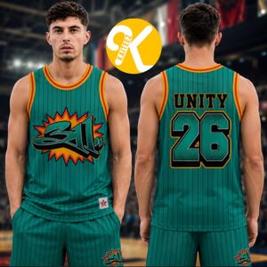 311 Band Merch Summer Tour 2026 Comic Burst Basketball Jersey