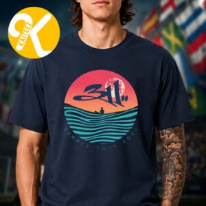 311 Band Merch Summer Tour 2026 Surfer Circle Unisex T-Shirt