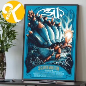 311 Band So Glad You Made It Tour Summer 2026 Tour Dates Home Decor Poster Canvas