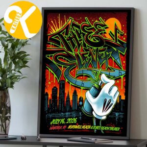 311 Band Wantagh NY Event Poster Northwell Health At Jones Beach Theater In Wantagh NY On July 16 2026 Home Decor Poster Canvas