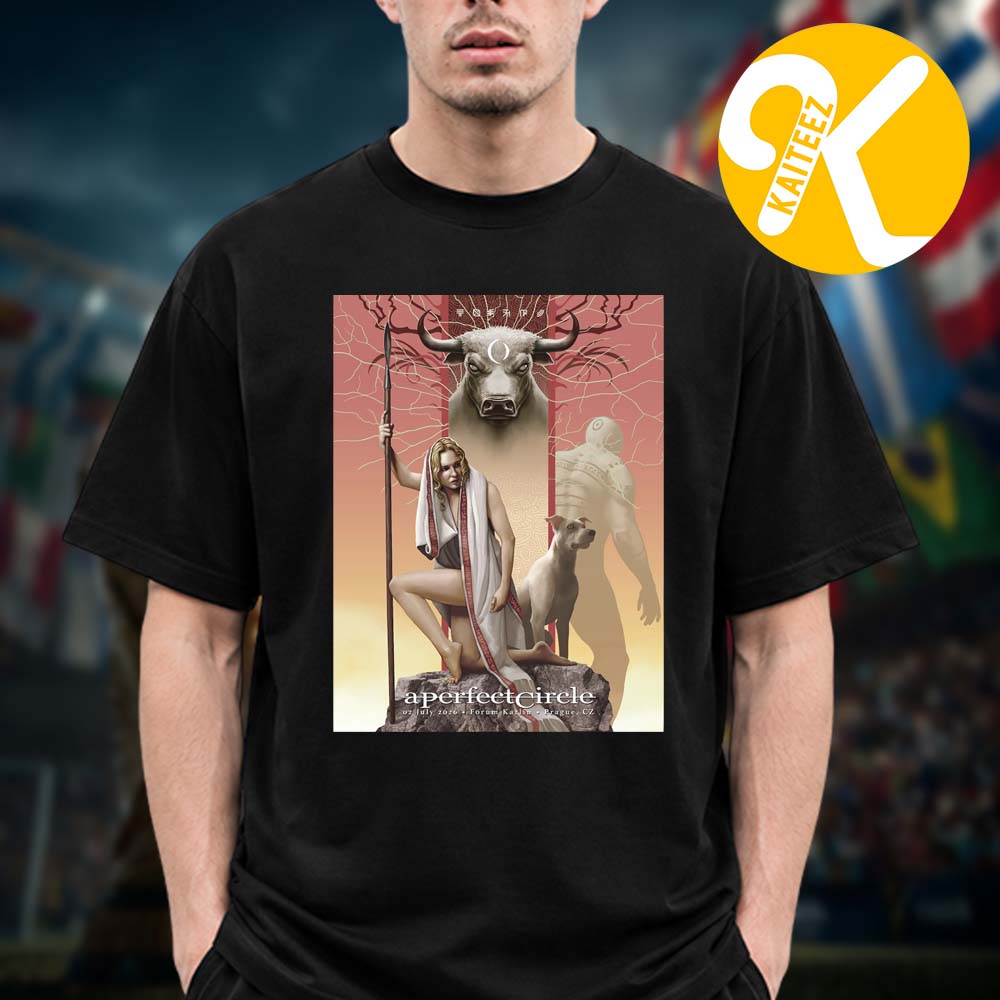 A Perfect Circle At Forum Karlin In Prague CZ On July 2 2026 Unisex T-Shirt A Perfect Circle At Forum Karlin In Prague CZ On July 2 2026 Unisex T-Shirt